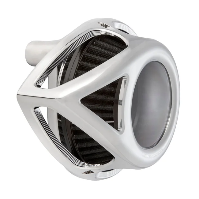 Arlen Ness Ness, Clear Tear air cleaner assembly. Chrome