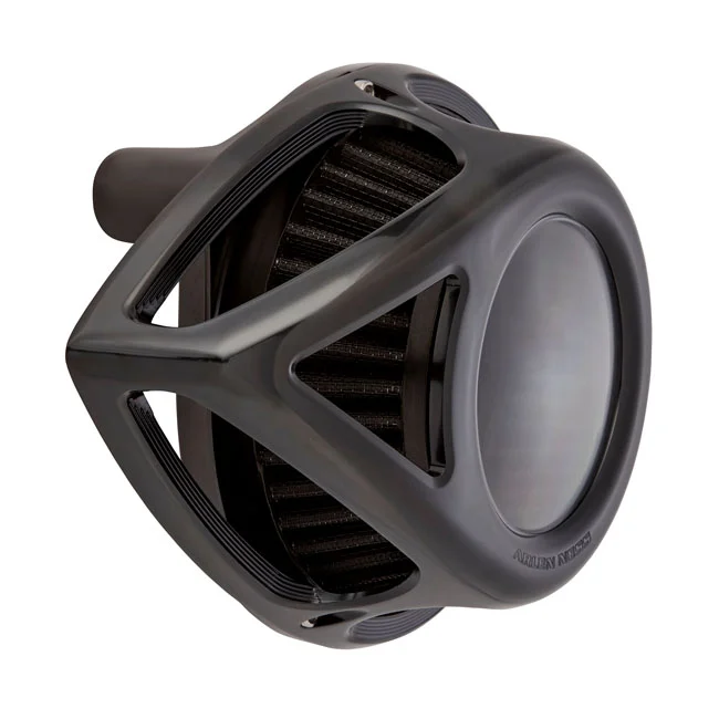 Arlen Ness Clear Tear air cleaner assembly. Black