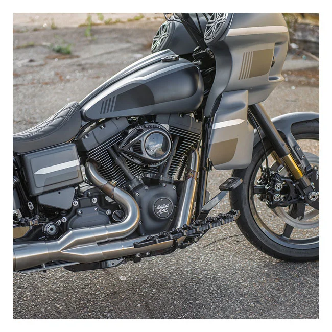 Arlen Ness Ness, Clear Tear air cleaner assembly. Black