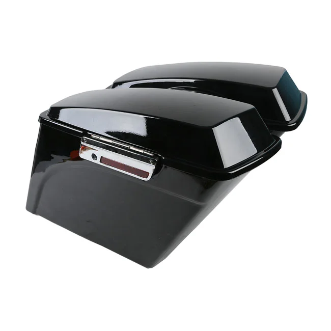 MCS 5" down extended saddlebag set. Black - 591067