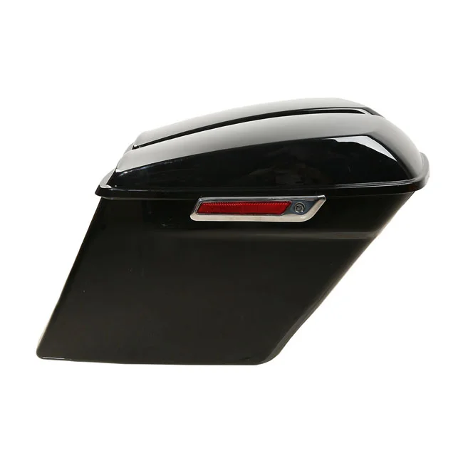 MCS 5" down extended saddlebag set. Black - 591069