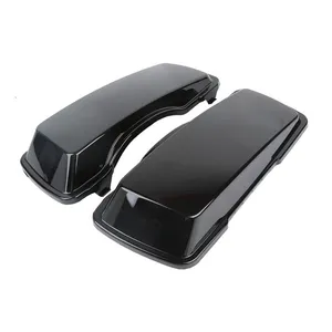MCS Saddlebag lid set. Black
