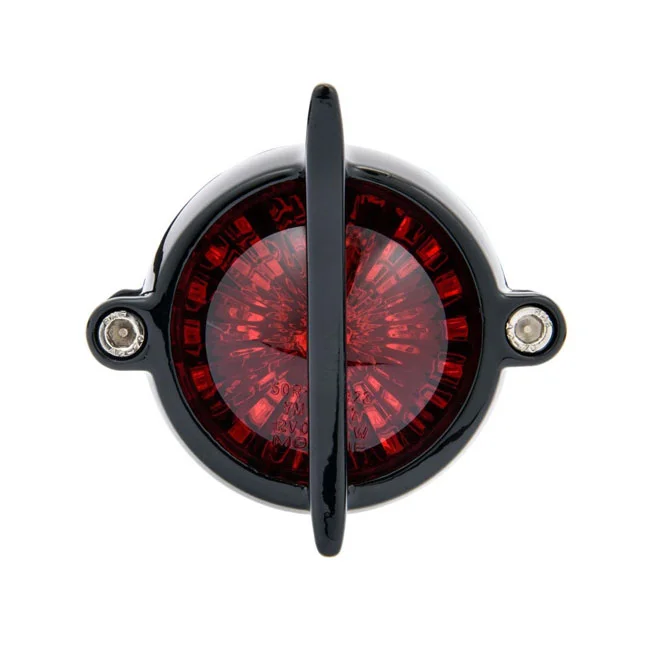 Motone Cuda taillight. Black, no bracket. ECE