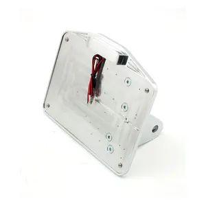 CPV CPV, Dyna shock mount license plate bracket kit EU. Polished