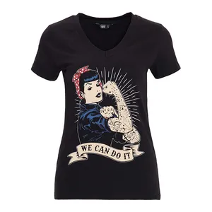King Kerosin Queen Kerosin We Can Do It t-shirt black