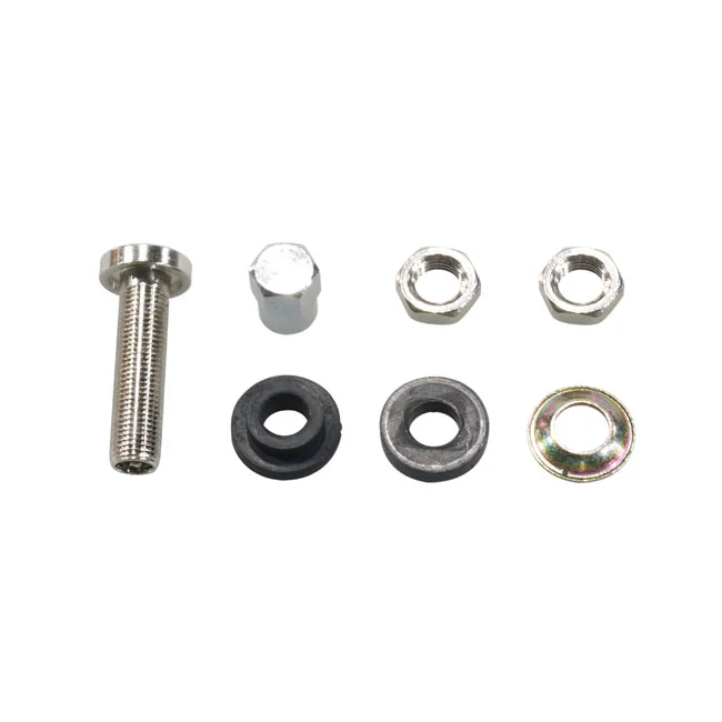 MCS Screw-in tubeless valve stem. Chrome hex cap - 592650