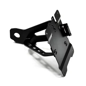 Zieger Zieger, side mount license plate bracket kit. Black