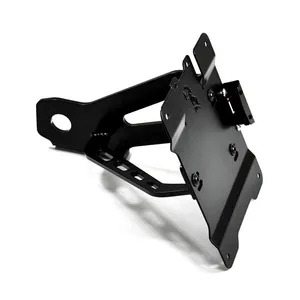 Zieger Zieger, side mount license plate bracket kit. Black
