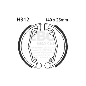 EBC EBC plain brake shoes