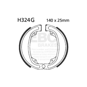 EBC EBC grooved brake shoes
