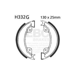 EBC EBC grooved brake shoes
