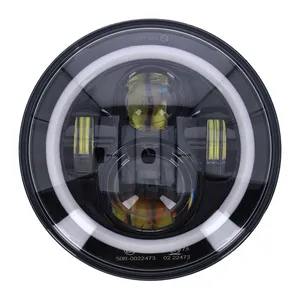MCS Bright, 7" LED headlamp. Black