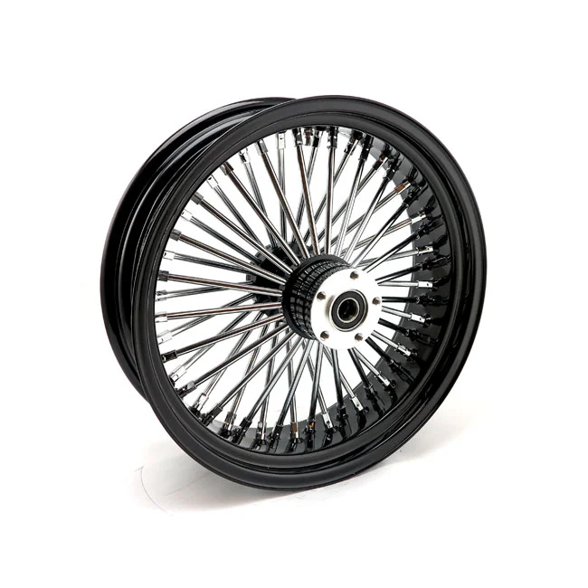 MCS Radial 48 fat spoke rear wheel 5.50 x 18 black - 593573