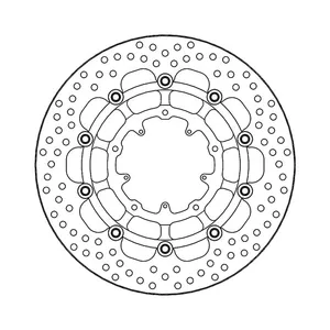 Moto-Master Moto-Master Halo series floating brake rotor