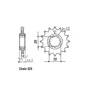 JT Sprockets JT Front Sprocket 1332.16