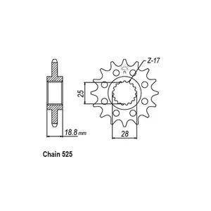 JT Sprockets JT Front Sprocket 405.20