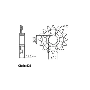 JT Sprockets JT Front Sprocket 749.15