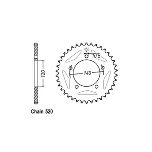 JT Sprockets JT rear sprocket 1793.43