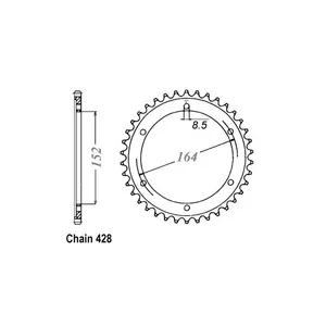 JT Sprockets JT rear sprocket 1839.56