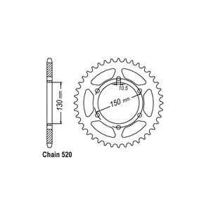 JT Sprockets JT rear sprocket 305.46