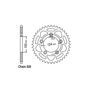 JT Sprockets JT rear sprocket 746.44