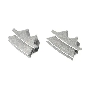 MCS Head bolt bridge cover set. Finned, silver granite