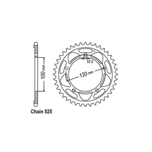 JT Sprockets JT Rear Sprocket 713.40