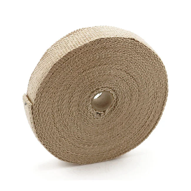 MCS Exhaust insulating wrap. 1" wide light brown - 597524