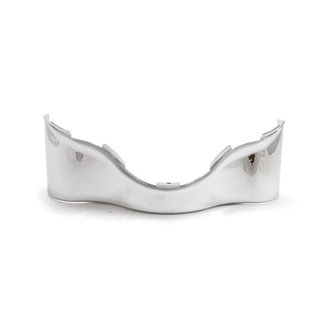 MCS Lower outer batwing fairing trim skirt. Chrome - 597525