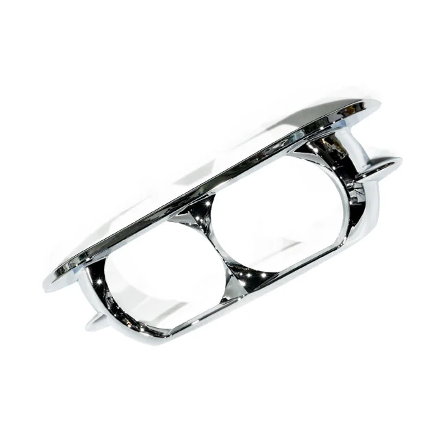 MCS Lower outer batwing fairing trim skirt. Chrome - 597525