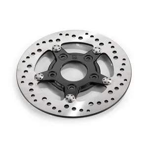 Kustom Tech K-Tech front right brake rotor 8.5" stainless, black center