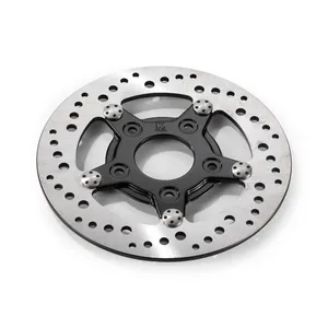 Kustom Tech K-Tech, drilled brake rotor stainless steel 8,5"