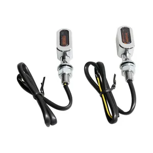 MCS Fastline, LED 3-1 taillight/turn signals. Chrome/smoke lens