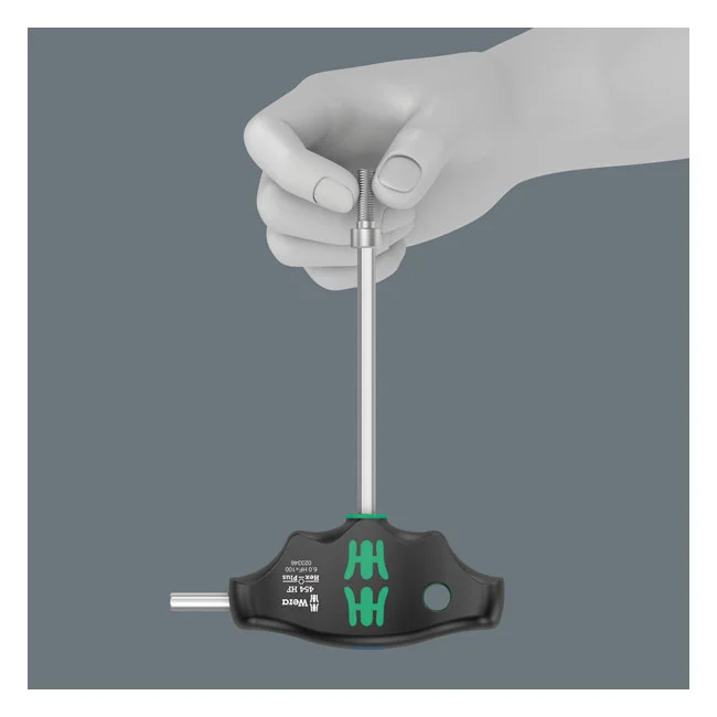 Wera HF T-handle hexdriver series 454 Size 1/8"