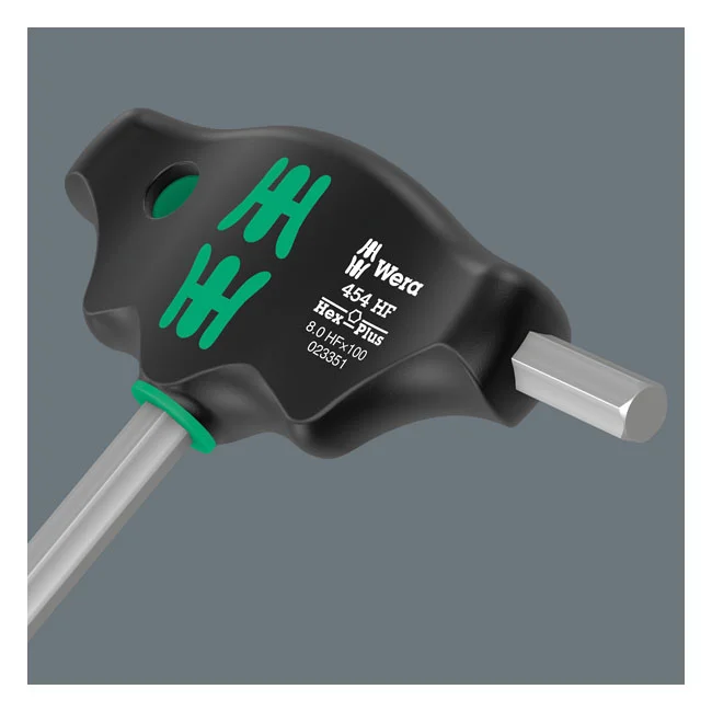 Wera HF T-handle hexdriver series 454 Size 1/8"