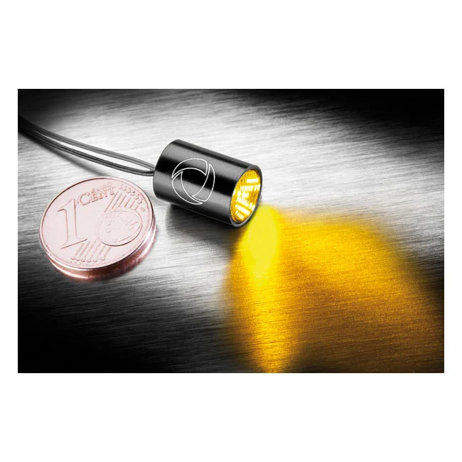 Kellermann Atto® Integral turn signal. Black, dark lens
