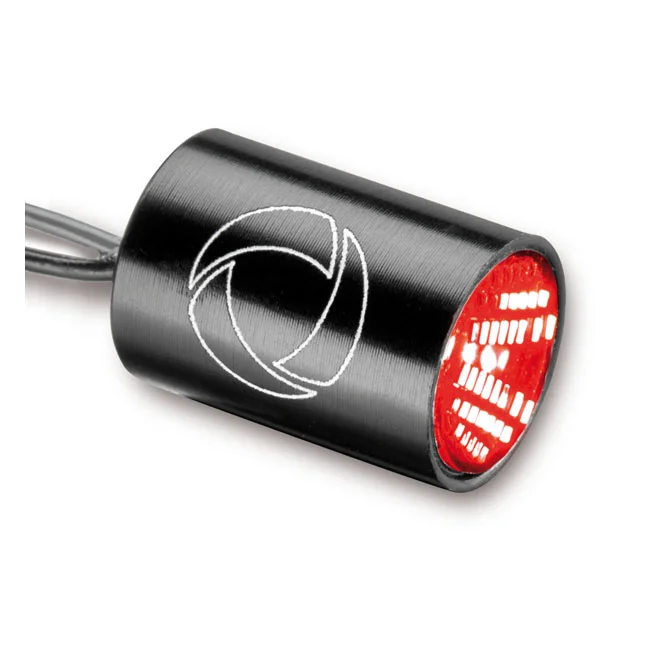 Kellermann Atto® Integral taillight. Black, dark lens