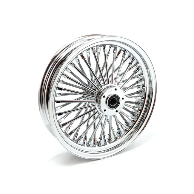 MCS Radial 48 fat spoke front wheel 3.50 x 16 SF chrome - 597891