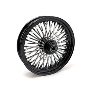 MCS MCS radial 48 fat spoke front wheel 3.50 x 16 SF black