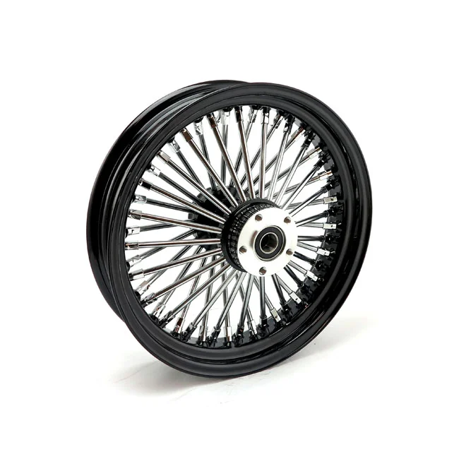 MCS Radial 48 fat spoke rear wheel 3.50 x 16 black - 597894