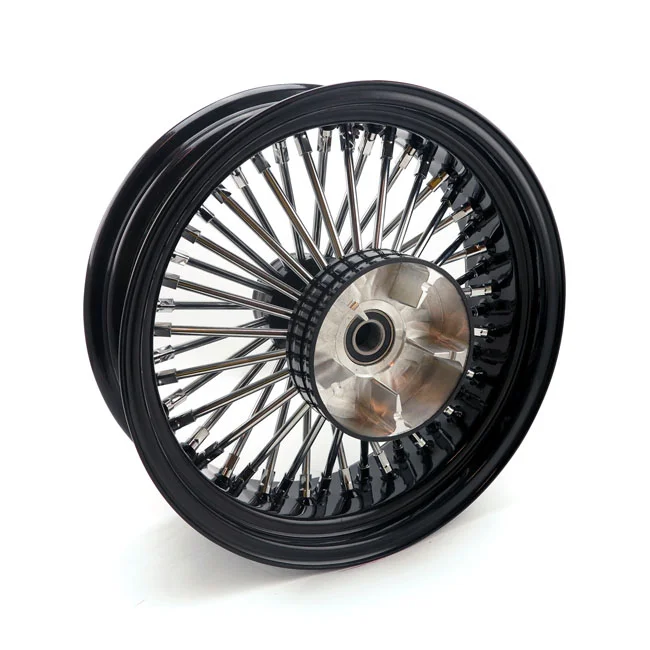MCS Radial 48 fat spoke rear wheel 5.50 x 16 black - 597897