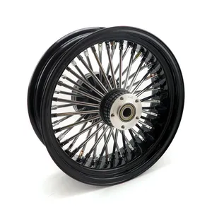 MCS MCS radial 48 fat spoke rear wheel 5.50 x 16 black