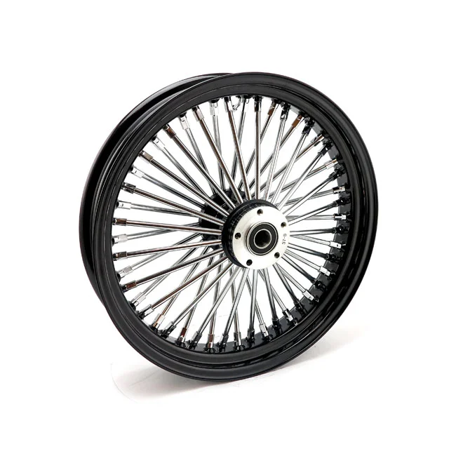 MCS Radial 48 fat spoke front wheel 3.50 x 18 SF black - 597901