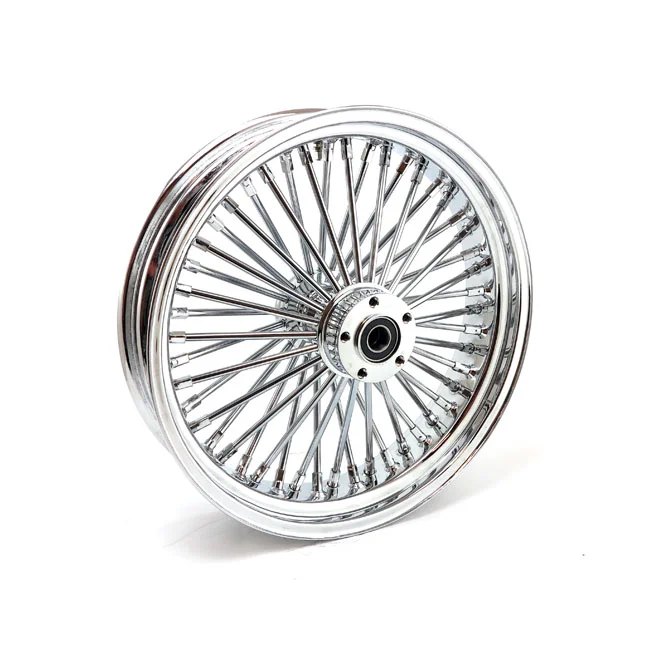 MCS Radial 48 fat spoke rear wheel 4.25 x 18 chrome - 597902