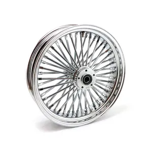 MCS MCS radial 48 fat spoke rear wheel 4.25 x 18 chrome