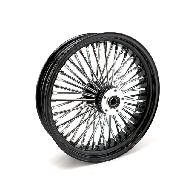 MCS Radial 48 fat spoke rear wheel 4.25 x 18 black - 597903