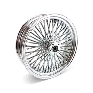 MCS MCS radial 48 fat spoke rear wheel 5.50 x 18 chrome