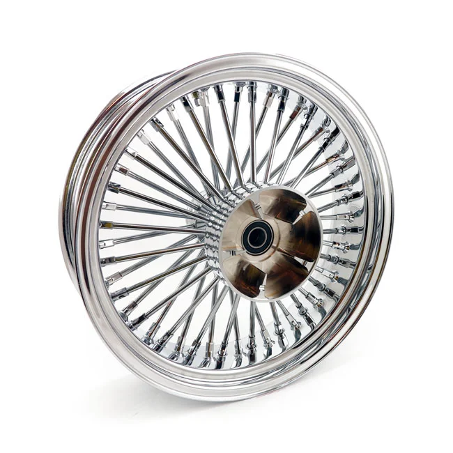 MCS Radial 48 fat spoke rear wheel 5.50 x 18 chrome - 597905