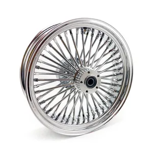 MCS MCS radial 48 fat spoke rear wheel 5.50 x 18 chrome