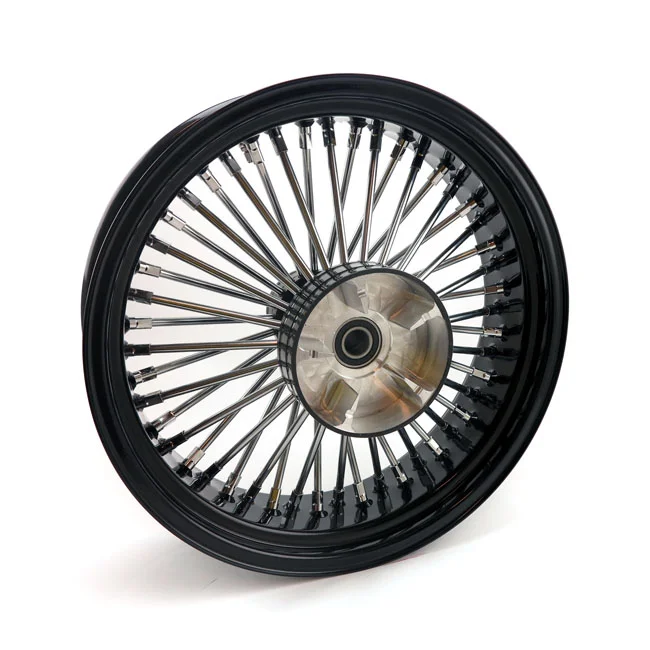 MCS Radial 48 fat spoke rear wheel 5.50 x 18 black - 597906